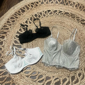 NWT Victoria's Secret Dream Angels 34C- Gold Shine - Corset Style LOT